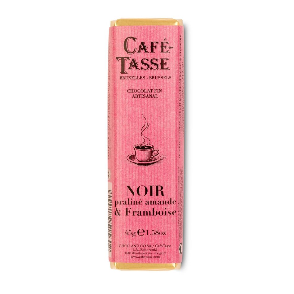 Cafe-Tasse Cafe Tasse Chocolate, noir praline & frambroise, 45g