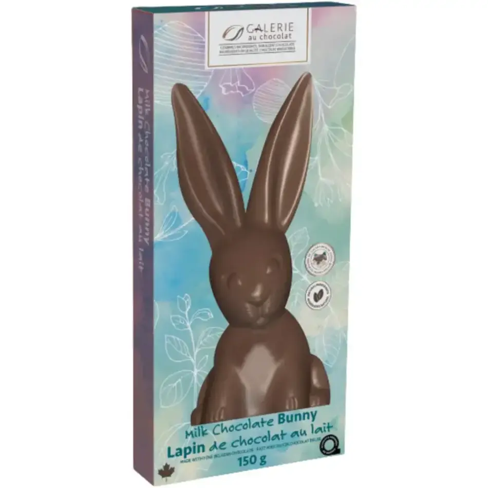 Galerie au Chocolate Solid Milk Chocolate Bunny, 150g