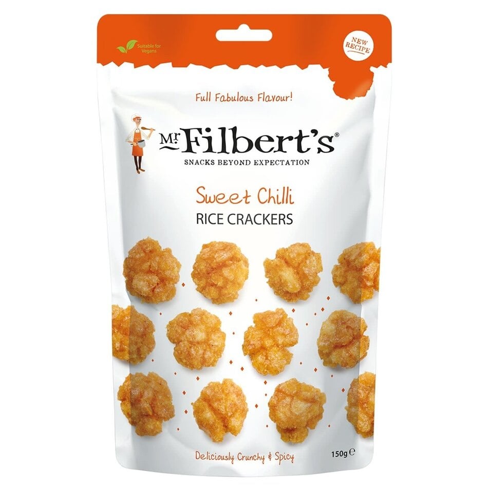 Mr. Filbert's Mr. Filbert's Sweet Chilli Rice Crackers, 40g