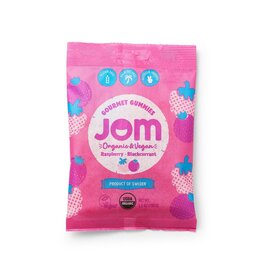 JOM Raspberry & Blackcurrent Gummies, 100g
