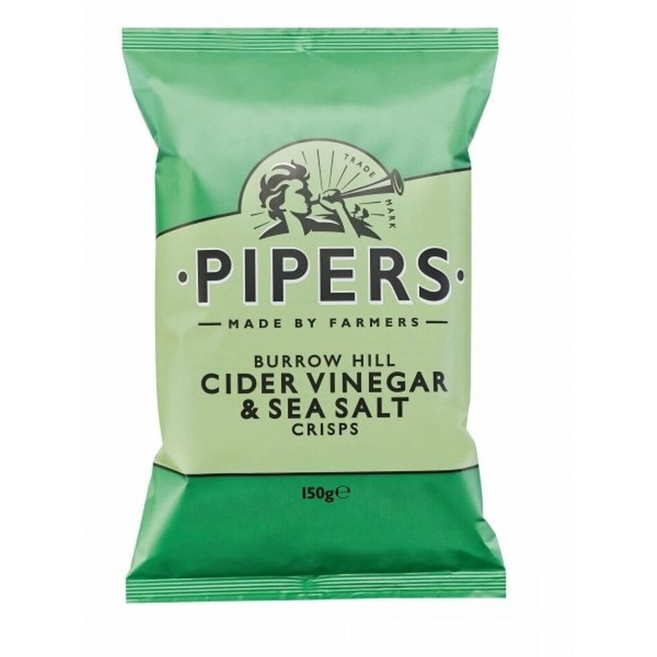 Pipers Pipers Crisps Burrow Hill Cider Vinegar & Sea Salt, 150g