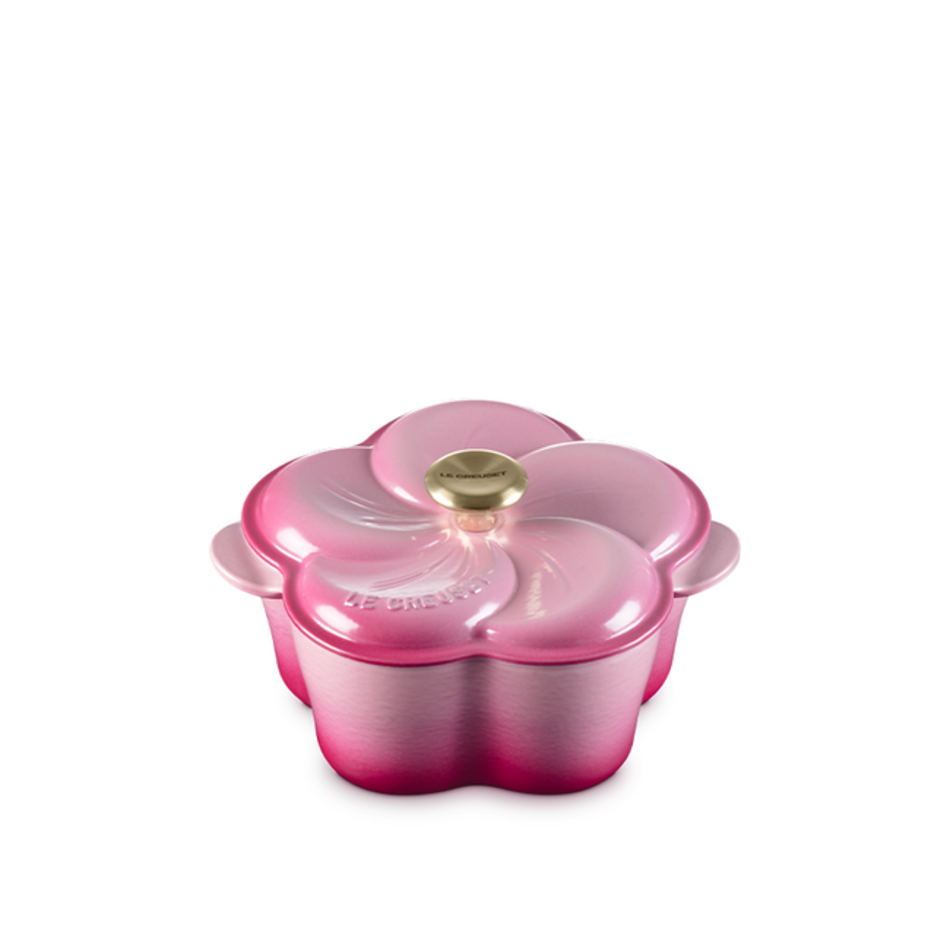 Le Creuset 2L Petal Cocotte, Berry