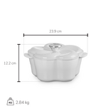 Le Creuset 2L Petal Cocotte, Berry