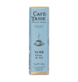 Cafe-Tasse Cafe Tasse Chocolate, Dark Chocolate with Fleur de Sel, 45g