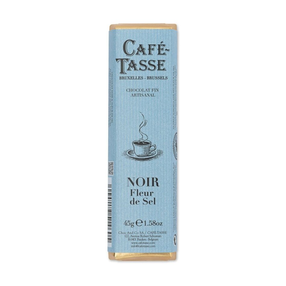 Cafe-Tasse Cafe Tasse Chocolate, Dark Chocolate with Fleur de Sel, 45g