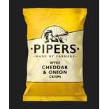 Pipers Pipers Crisps Lye Cross Cheddar and Onion, 150g