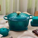 Le Creuset Le Creuset 5.3L/26cm Round French Oven Bleu Riviera