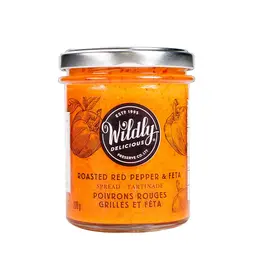 Wildly Delicious Wildly Delicious Roasted Red Pepper & Feta, 200g