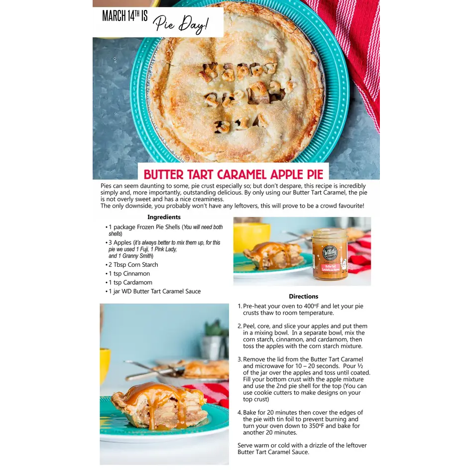 Wildly Delicious Wildly Delicious Butter Tart Caramel Sauce, 220g