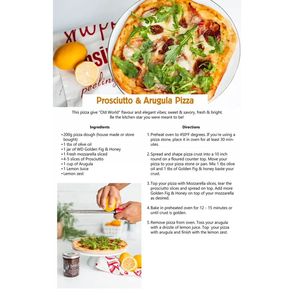 Wildly Delicious Wildly Delicious Golden Fig & Hot Honey Charcuterie Preserve, 185ml