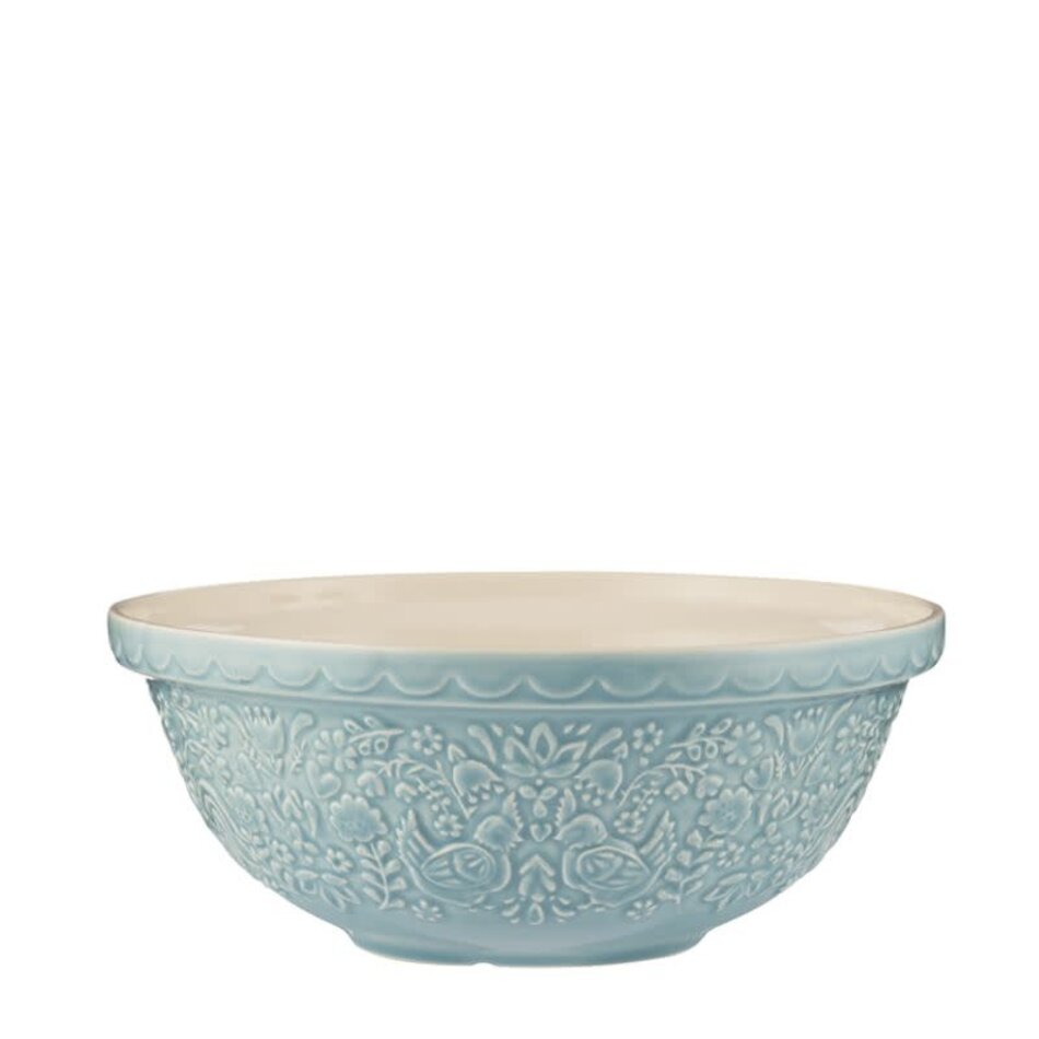 Mason Cash Mason Cash Home To Roost Mixing Bowl, 26cm/2700ml, Powder Blue