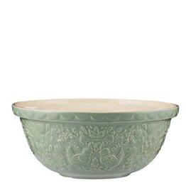 Mason Cash Mason Cash Home To Roost Mixing Bowl, 29cm/4000ml, Sage Green