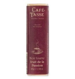 Cafe-Tasse Cafe Tasse Chocolate, Dark Chocolate with Passionfruit, 45g