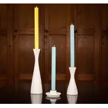 British Colour Standard Dinner Candle, Opaline