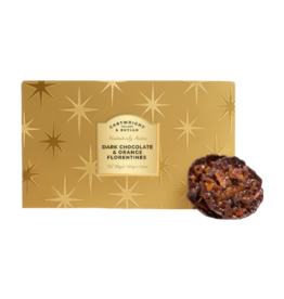 Cartwright & Butler Dark Chocolate & Orange Florentines, 100g