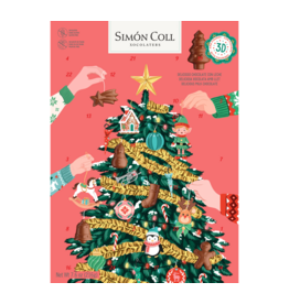 Simon Coll Advent Calendar, Milk Figurines, 216g