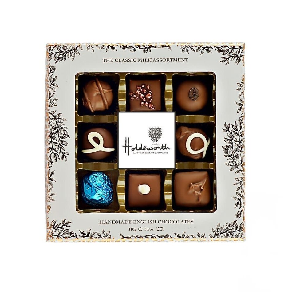 Holdsworth Chocolates Classic Milk Assortment Box, 110g