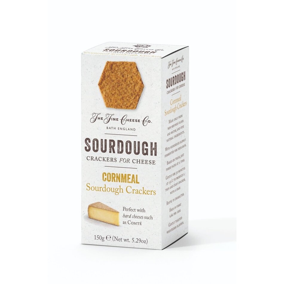 Fine Cheese Co. Cornmeal Sourdough Crackers, 115g