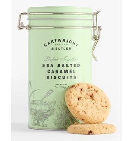 Cartwright & Butler Salted Caramel Biscuit Tin, 200g