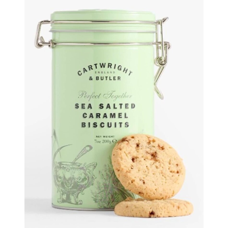 Cartwright & Butler Salted Caramel Biscuit Tin, 200g