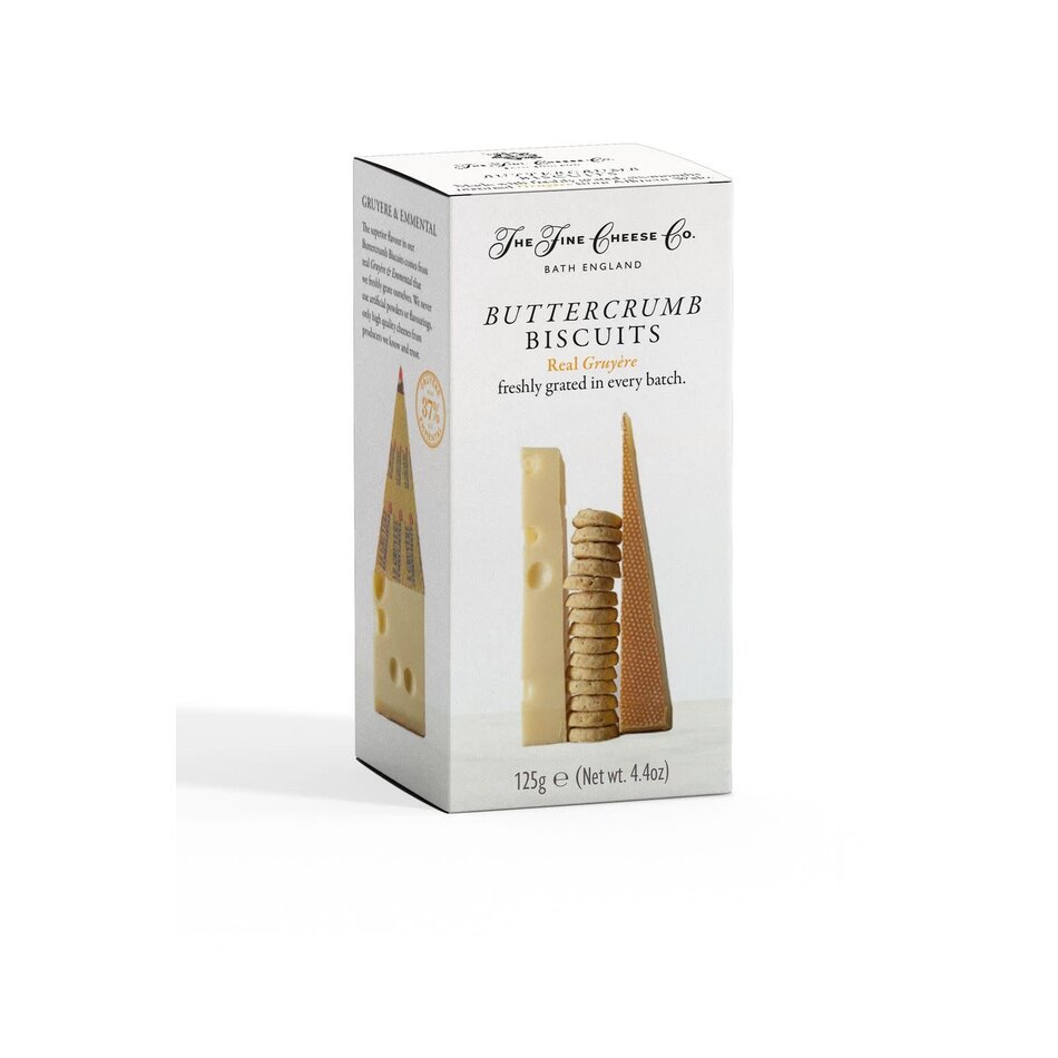 Fine Cheese Co. Gruyère Buttercrumb Biscuits, 125g
