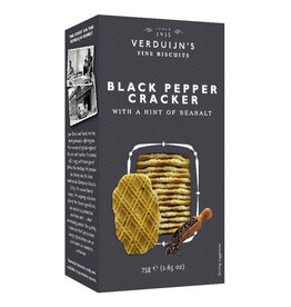 Verduijins Wafers with Black Pepper, 75g