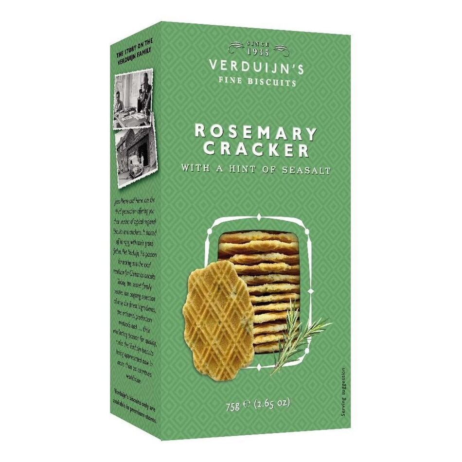 Verduijns Rosemary Crackers, 75g