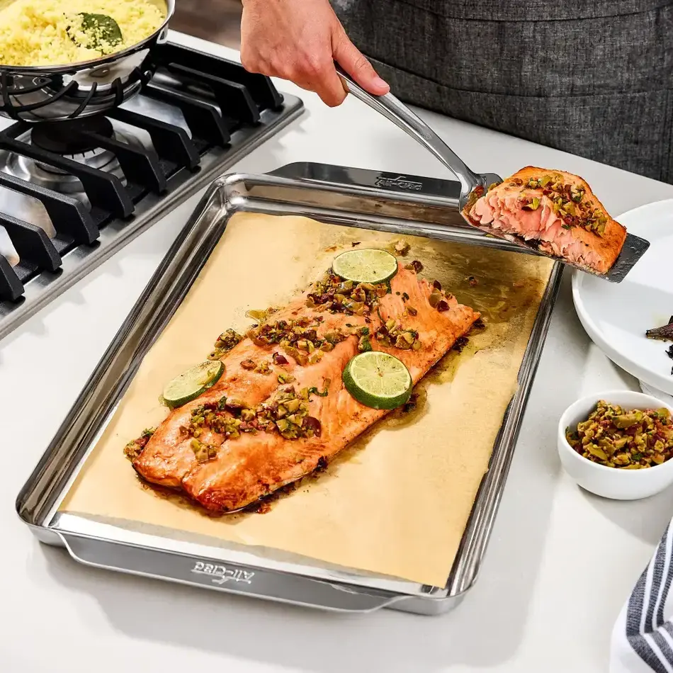 All Clad All Clad, Stainless Steel Half Sheet Pan, 11.5" x 17"