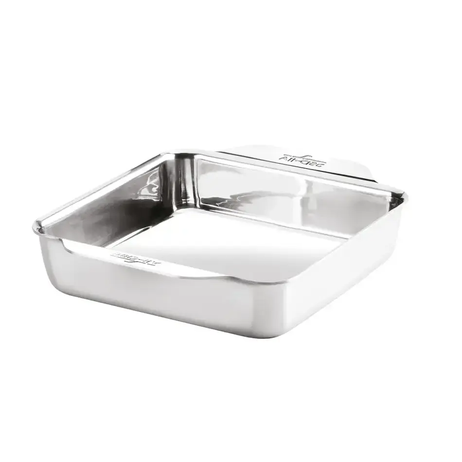 All Clad Stainless Steel Bakeware Square Baking Pan, 8" x 8"