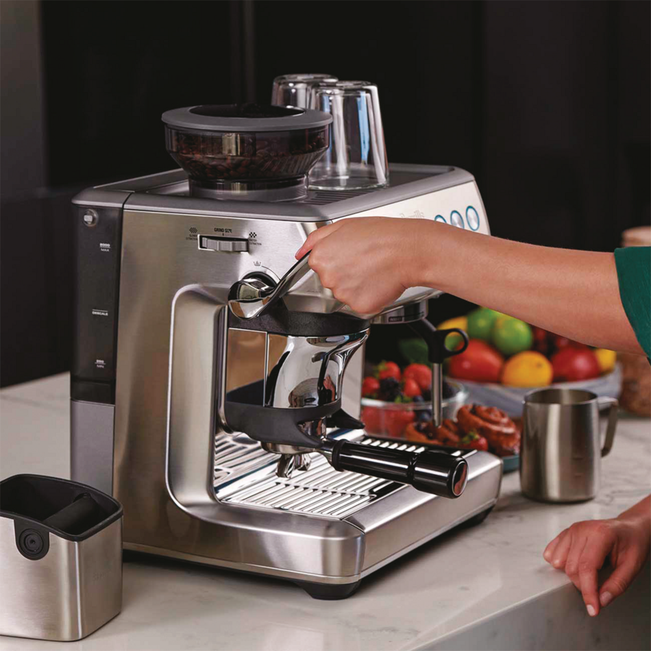 Breville the Barista Express® Impress, Sea Salt