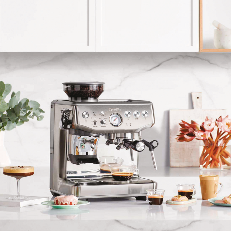 Breville the Barista Express® Impress, Sea Salt