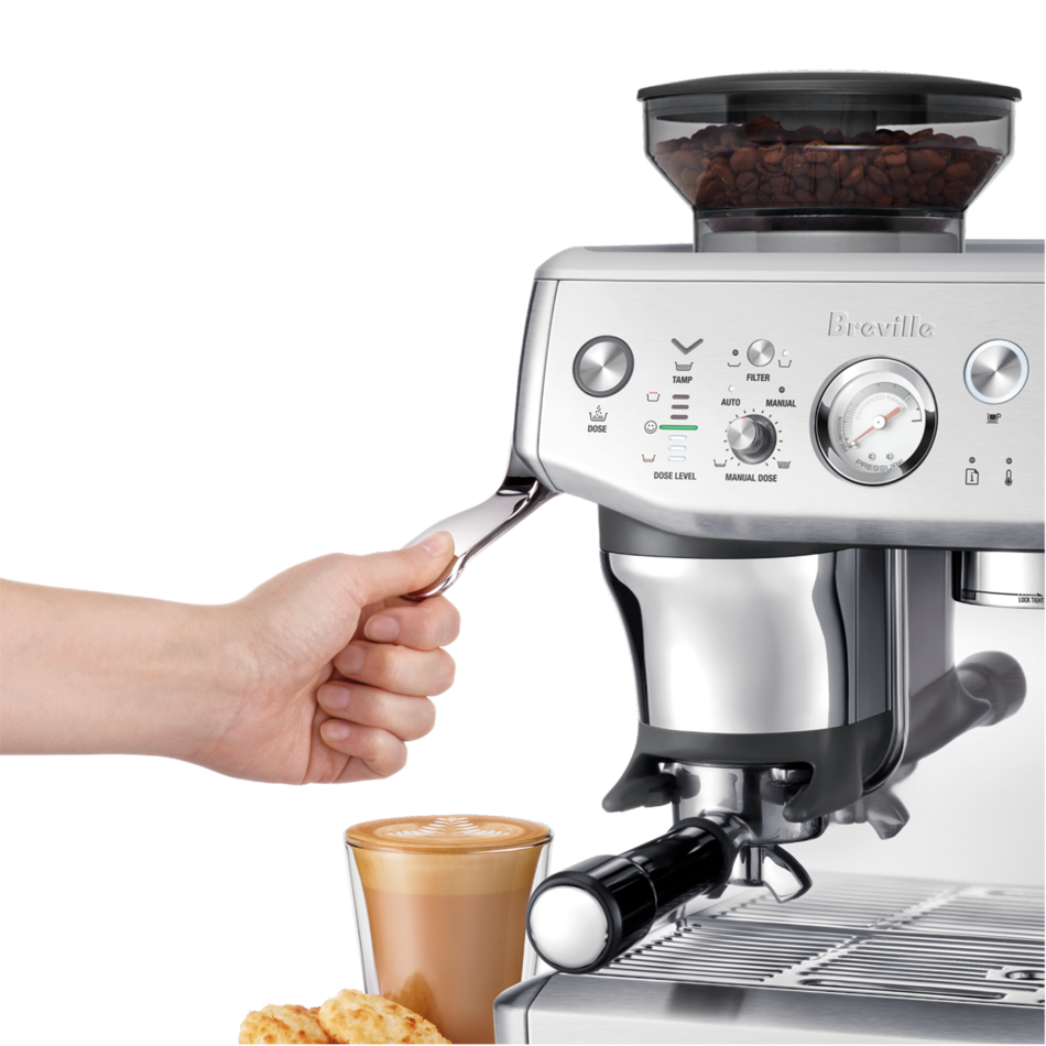 Breville the Barista Express® Impress, Sea Salt