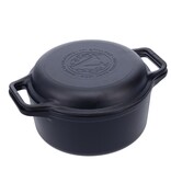 Victoria Cast Iron Dutch Oven Combo Cooker, 5.7L