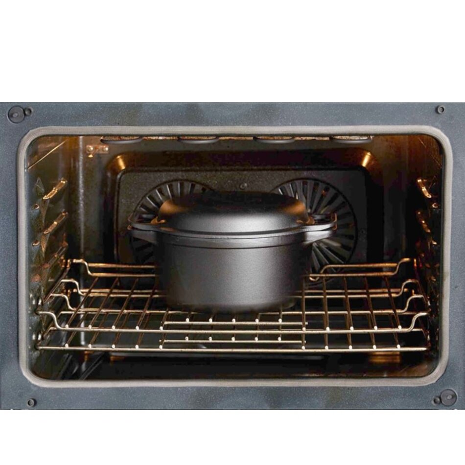 Victoria Cast Iron Dutch Oven Combo Cooker, 5.7L