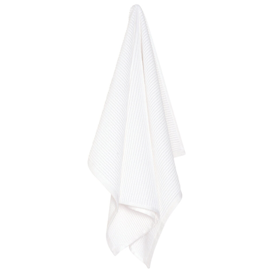 Ripple White Kitchen Towel