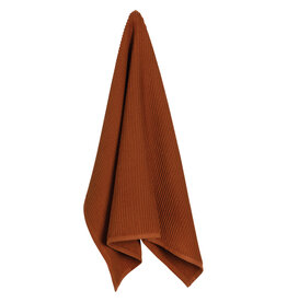 Chestnut Brown Ripple Dishtowel
