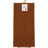 Chestnut Brown Ripple Dishtowel