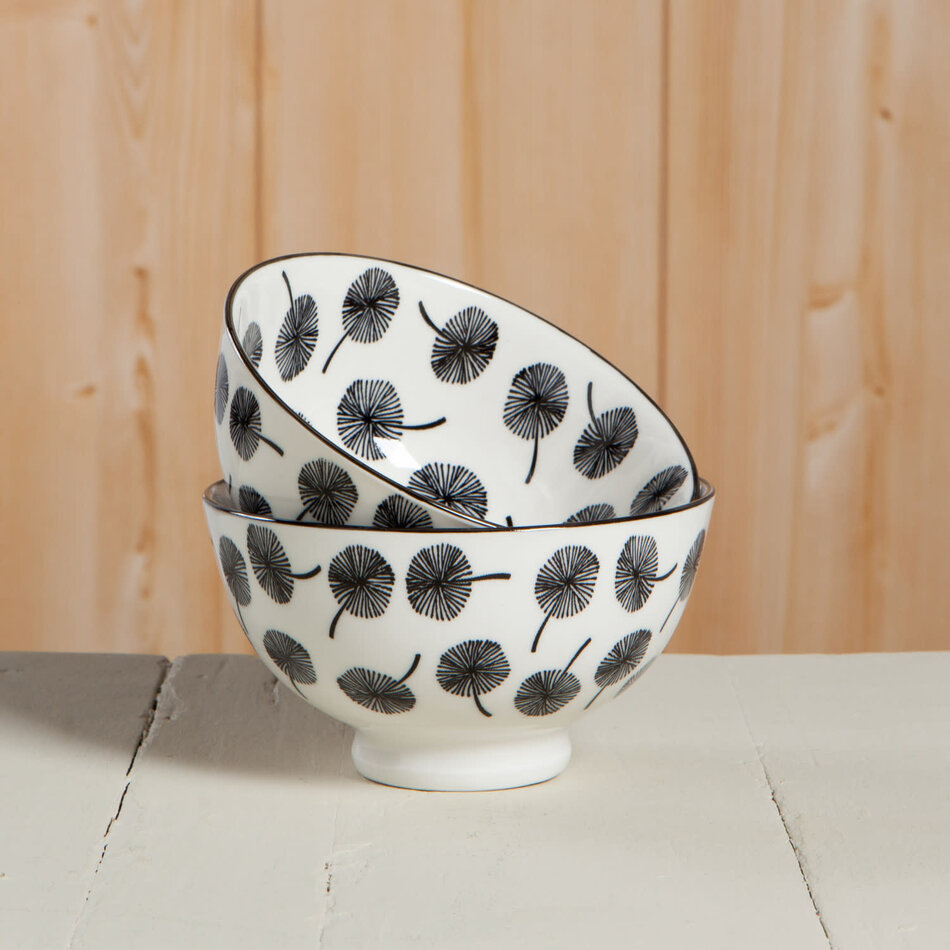 Danica Gray Dandelion Stamped Bowl 4"