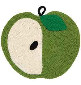 Apple a Day Crochet Trivet