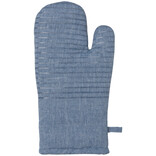 Oxford Silicone-Cotton Oven Mitt, Blue