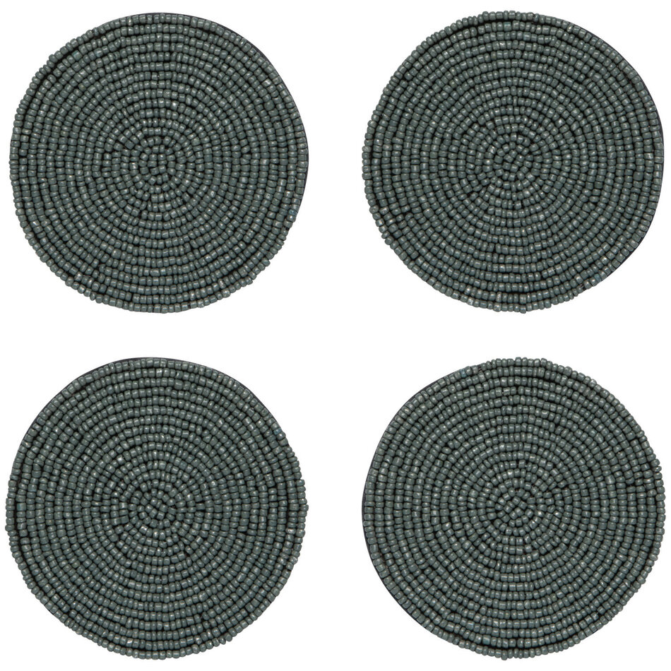 Lagoon Beaded Coasters Set of 4