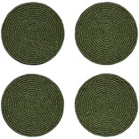 Cedar Beaded Coasters Set of 4