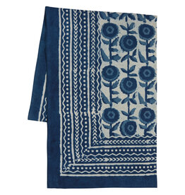 Gilia Block Print Tablecloth 60 x 84 inch