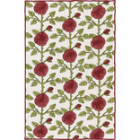 Rose Briar Block Print Dishtowel