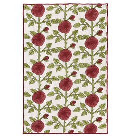 Rose Briar Block Print Dishtowel