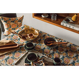 Goldenrise Block Print Tablecloth 60 x 84 inch