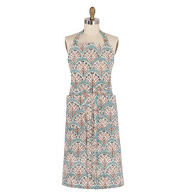 Bouquet Block Print Apron