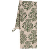 Viridian Block Print Dishtowel