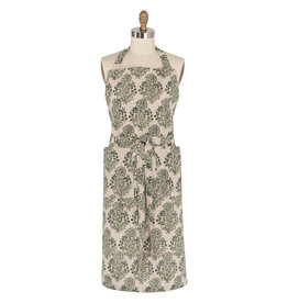 Viridian Block Print Apron
