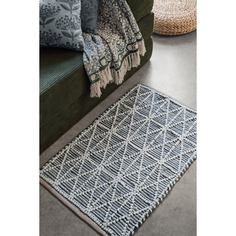 Hexa Cotton Chindi Rug 2 x 3 ft